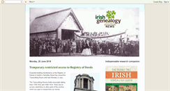 Desktop Screenshot of irishgenealogynews.com