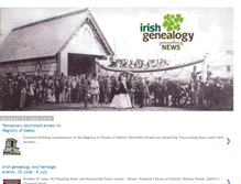 Tablet Screenshot of irishgenealogynews.com
